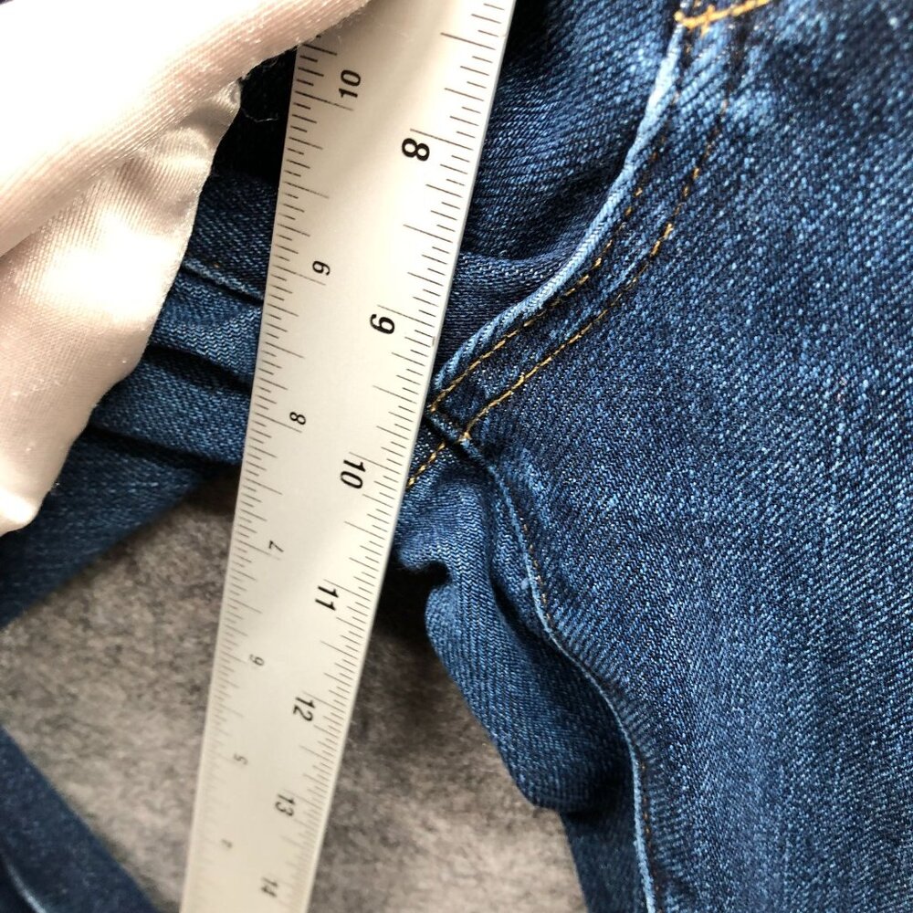 Banana Republic The Slim Jean Womens 27 Short 27P (4P) Washwell Blue Dark‎ Wash - Picture 7 of 10